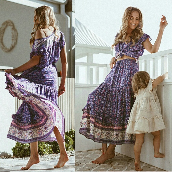 New spell Bravehearts dahlia skirt purple haze XXS - Picture 6 of 8